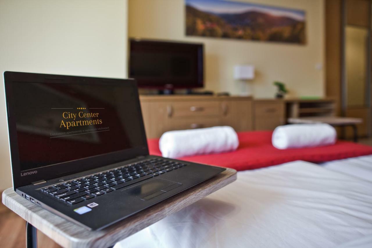 Apartament City Center Business Class Krynica Zdroj Bagian luar foto